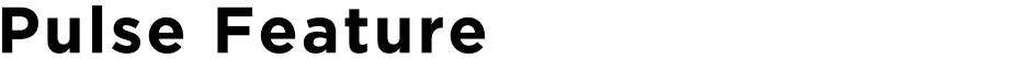 Pulse Feature