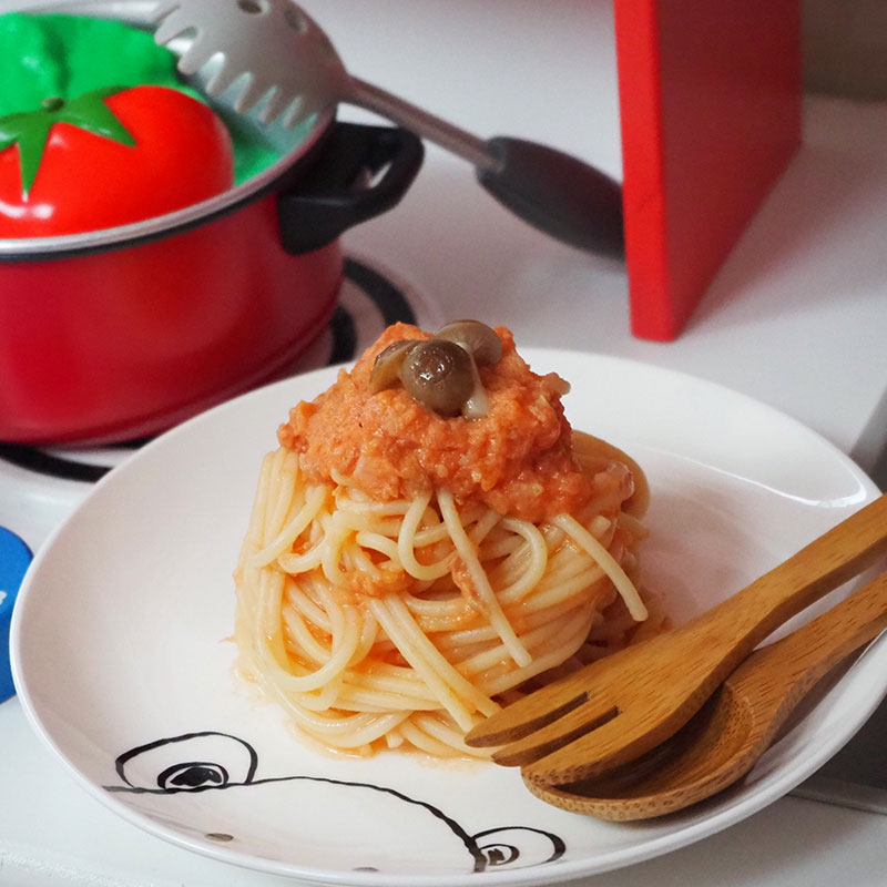 トマトとツナのスパゲティ【後期9~11ヶ月】