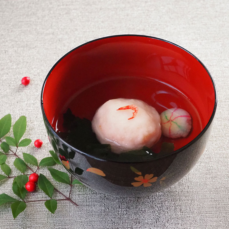 海老しんじょのお吸い物