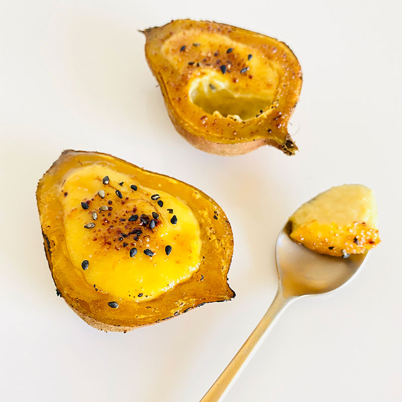 安納芋のveganプリン