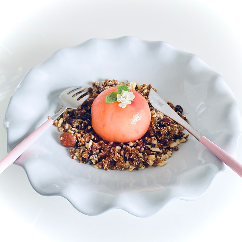 veganグリークモモ