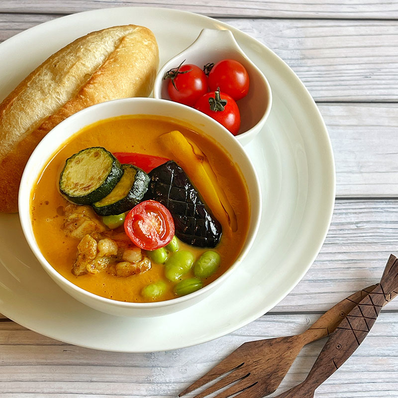 夏野菜カレースープ