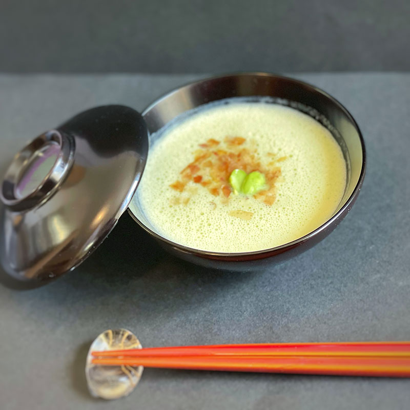 枝豆と酒粕のスープ