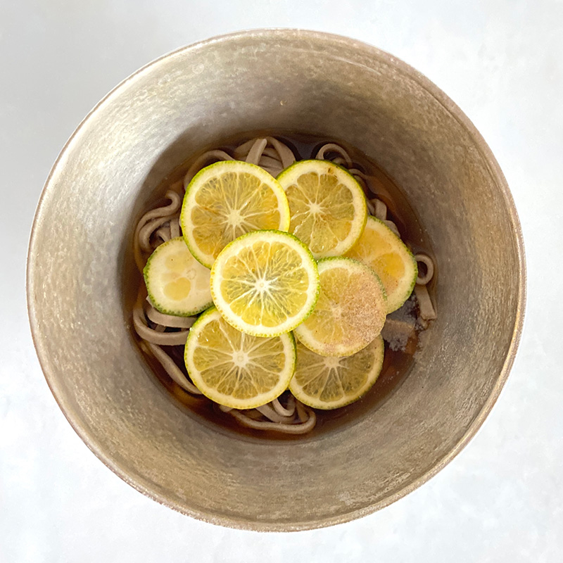 青蜜柑蕎麦