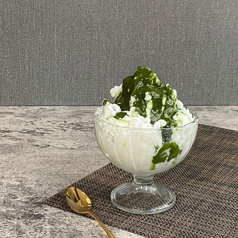 抹茶ミルクかき氷